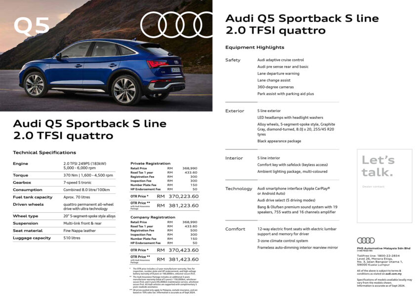Audi Q5 Sportback 大减价, 折扣达14.5万, 如今售价37万 282138