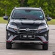 黑色 Perodua Aruz 新车完整实拍, 年尾可享RM4,000折扣