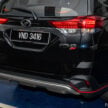 黑色 Perodua Aruz 新车完整实拍, 年尾可享RM4,000折扣