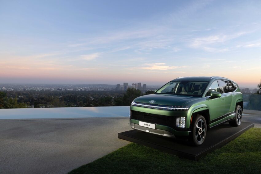 Hyundai Ioniq 9 北美首发, 旗舰纯电动七人座SUV, 续航里程最长620公里, 最快5.2秒破百, 极速200km/h, 350kW快充 282150