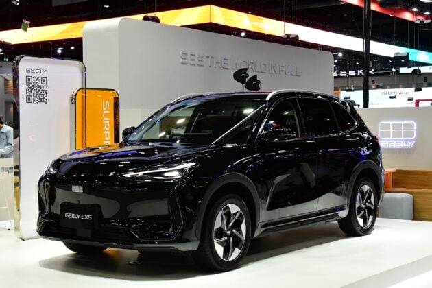 Proton eMAS 7 的孪生车款, 吉利 Geely EX5 泰国正式发布, 续航里程495公里, 6.9秒破百, 正式价格从11.6万令吉起