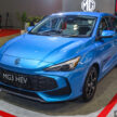 MG3 Hybrid+ 亮相吉隆坡车展, B-Segment五门掀背房车, 搭载1.5L Hybrid油电系统, 油耗数据26.2km/L, 确认将来马