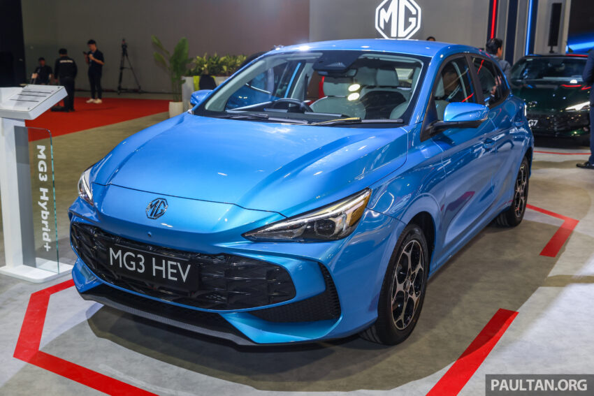 MG3 Hybrid+ 亮相吉隆坡车展, B-Segment五门掀背房车, 搭载1.5L Hybrid油电系统, 油耗数据26.2km/L, 确认将来马 284528