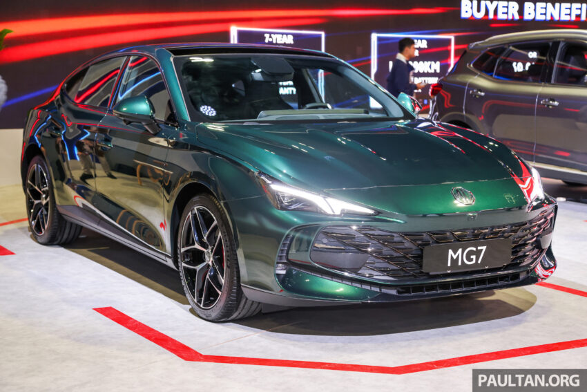 名爵 MG7 亮相我国车展, D-Segment四门房车, 有2.0L或1.5L涡轮增压引擎可选, 6.5秒破百, 原厂确认将会来马 284504