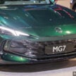 名爵 MG7 亮相我国车展, D-Segment四门房车, 有2.0L或1.5L涡轮增压引擎可选, 6.5秒破百, 原厂确认将会来马
