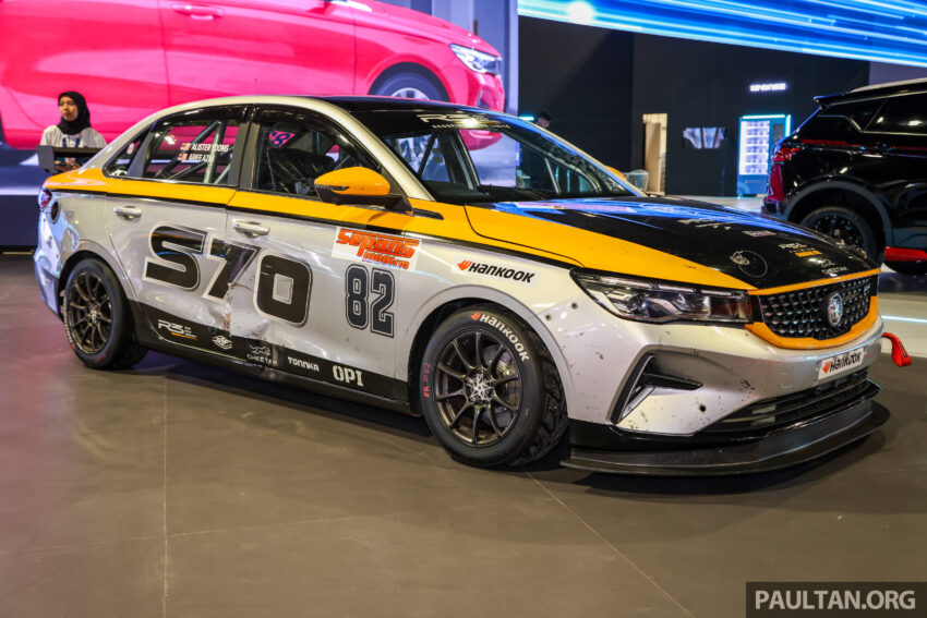 Proton S70 Concept 运动型概念车登场！金黄配色搭黑色细节化处理，配大尺寸轮毂、大尾翼、更激进外观空力套件 284002
