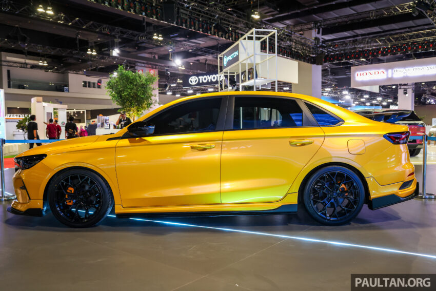 Proton S70 Concept 运动型概念车登场！金黄配色搭黑色细节化处理，配大尺寸轮毂、大尾翼、更激进外观空力套件 283991
