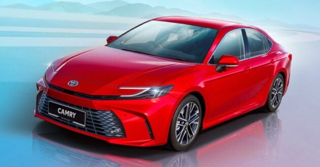 2025 Toyota Camry 2.5V 汽油版确认来马, 沿用2.5L四缸自然进气引擎+8AT变速箱, 售价22.2万, 比油电版便宜2.7万