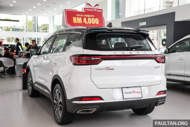 Chery Tiggo 7 Pro 年尾享RM4,000折扣, 11万即可入手