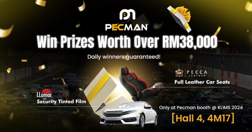 Pecman 应用程序将于 KLIMS 正式推介！一个全面的汽车护理解决方案平台，产品以厂家直销价格出售，保证正品！ 284394