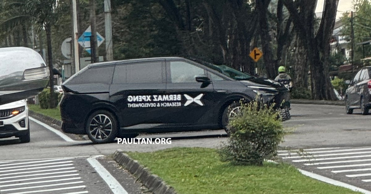 明年发布？小鹏 Xpeng X9 纯电七人座豪华MPV本地现身