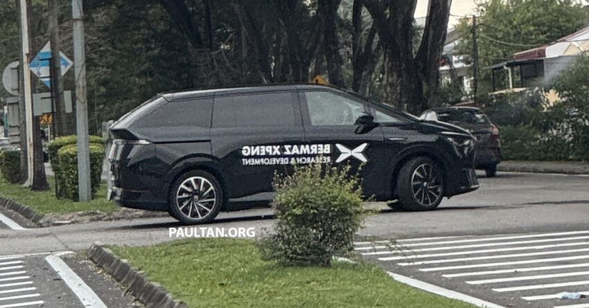 明年发布？小鹏 Xpeng X9 纯电七人座豪华MPV本地现身 285894