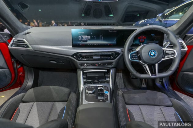 2025 BMW i4 eDrive35 M Sport 纯电四门跑房登陆大马市场, 续航里程500公里, 32分钟充电至80%, 要价从29.5万起