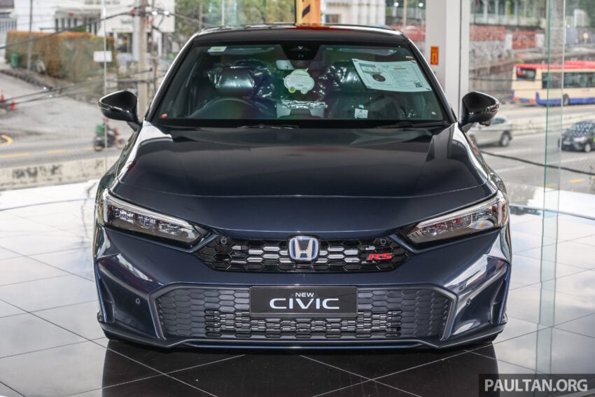 2025 Honda Civic 小改款, 全新蓝色车身外观实拍图集 287273