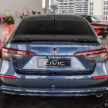 2025 Honda Civic 小改款, 全新蓝色车身外观实拍图集