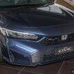 2025 Honda Civic 小改款, 全新蓝色车身外观实拍图集