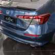 2025 Honda Civic 小改款, 全新蓝色车身外观实拍图集