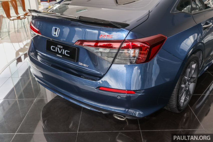 2025 Honda Civic 小改款, 全新蓝色车身外观实拍图集 287277