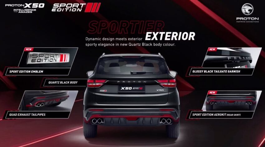 Proton X50 Sport Edition 正式发布, 本月入手只要9.83万 287290