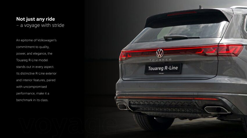 2025 Volkswagen Touareg R-Line 下调本地在售价格，现起售价为RM385k，降幅达RM70k；全车规格配备保持不变 286000