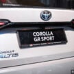 2025 Toyota Corolla GR Sport 本地上市, 换装可模拟十个档位的新变速箱+强化悬吊与避震器系统, 售价RM149,800