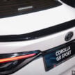 2025 Toyota Corolla GR Sport 本地上市, 换装可模拟十个档位的新变速箱+强化悬吊与避震器系统, 售价RM149,800