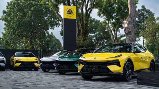 Lotus Eletre 原厂官方二手车对外销售, 2023/24年出厂, 行驶里程最高1.8万公里, 最低仅33公里, 售价从57万令吉起