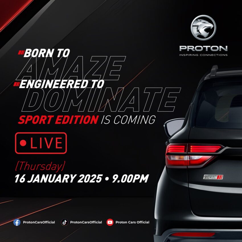 Proton X50 Sport Edition 确认本周四发布, 限量1,000辆 286818