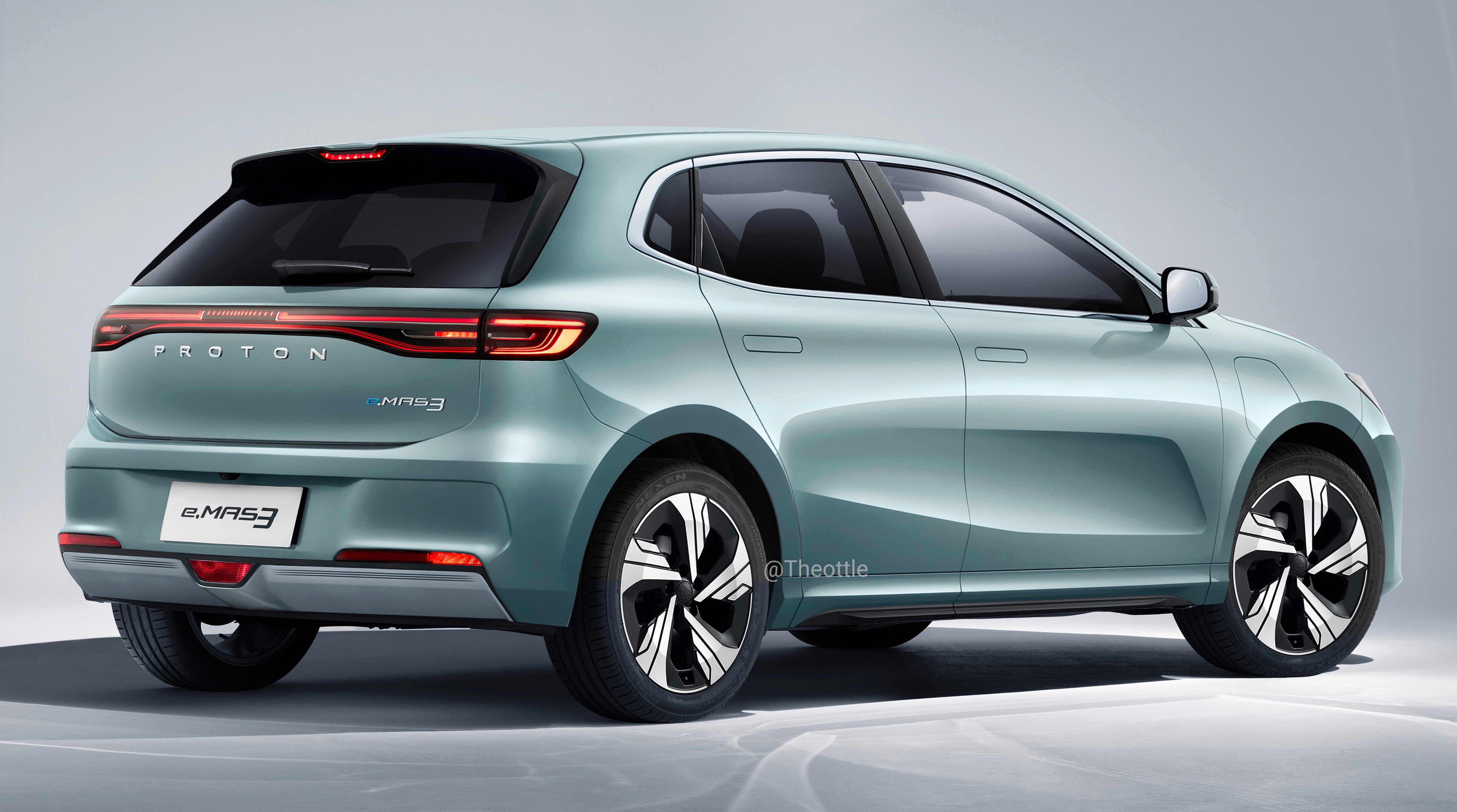Proton e.MAS 3 电动车渲染图曝光！尺码比吉利星愿更小