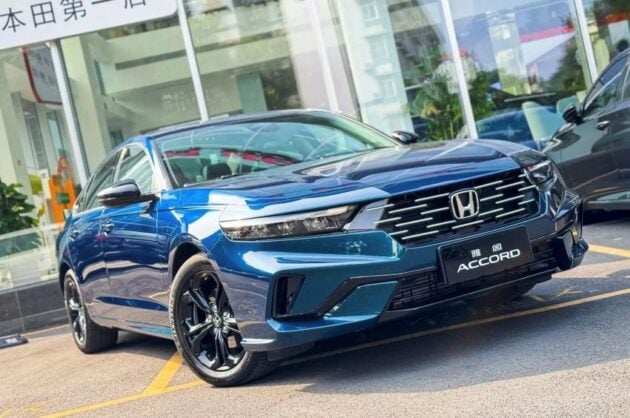 2025 Honda Accord 小改款中国亮相, 预计3月正式发布