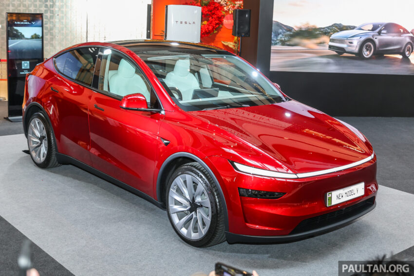 2025 Tesla Model Y 小改款正式登陆大马, 最快4.3秒破百, 极速203km/h, 续航里程最长551公里, 售价从19.54万起 289066