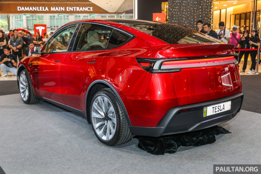 2025 Tesla Model Y 小改款正式登陆大马, 最快4.3秒破百, 极速203km/h, 续航里程最长551公里, 售价从19.54万起 289068