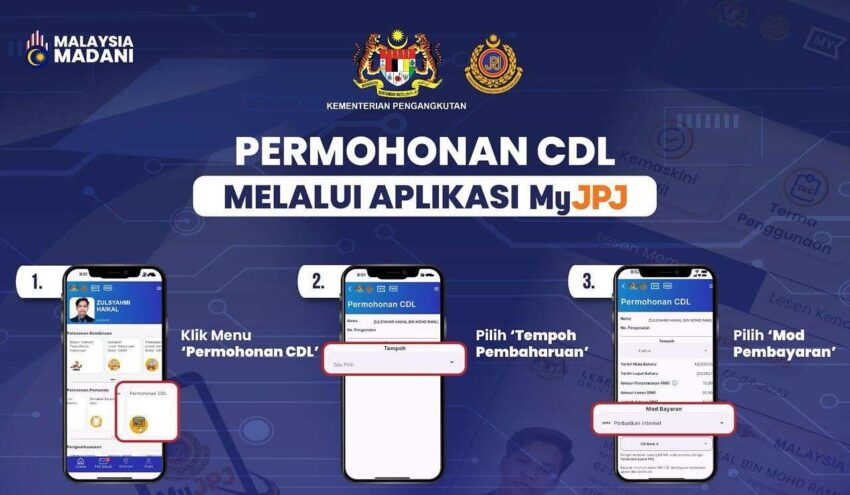 JPJ宣布, P牌驾驶者如今可透过 MyJPJ 转换成正式驾照 289048