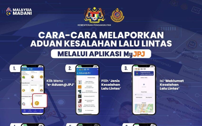 JPJ 分享教程, 教导如何使用 MyJPJ 检举其他违规驾驶者 289610