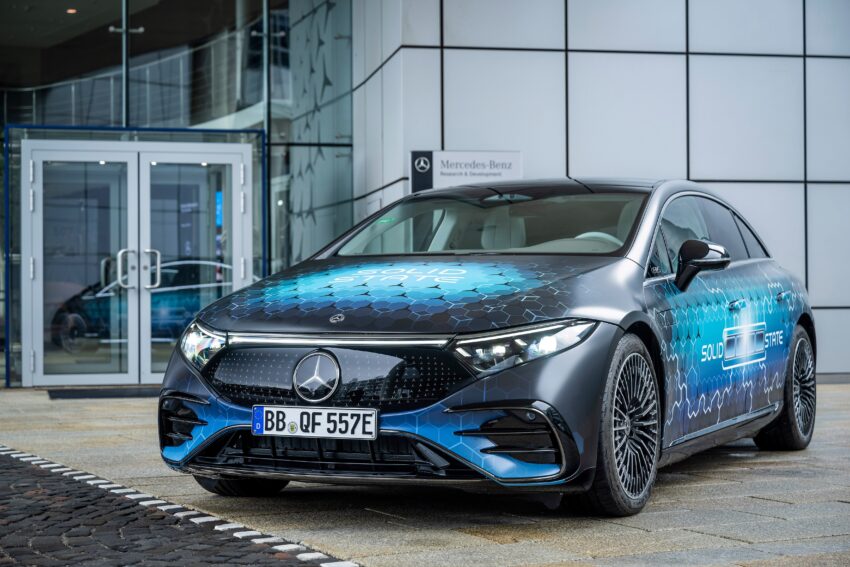 Mercedes-Benz 声称已在 EQS 身上开展固态电池实际使用测试, 发现可带来额外25%续航里程, 或可突破1,000公里 289690