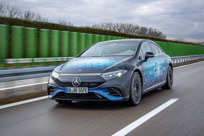 Mercedes-Benz 声称已在 EQS 身上开展固态电池实际使用测试, 发现可带来额外25%续航里程, 或可突破1,000公里 289681