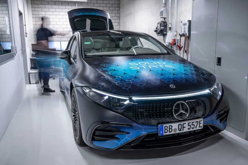 Mercedes-Benz 声称已在 EQS 身上开展固态电池实际使用测试, 发现可带来额外25%续航里程, 或可突破1,000公里 289688
