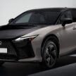 2025年式 Lexus RZ 小升级版全球首发, 新增 RZ 550e F Sport, 改用电传方向盘系统, 续航里程提高, 性能操控更强