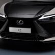 2025年式 Lexus RZ 小升级版全球首发, 新增 RZ 550e F Sport, 改用电传方向盘系统, 续航里程提高, 性能操控更强