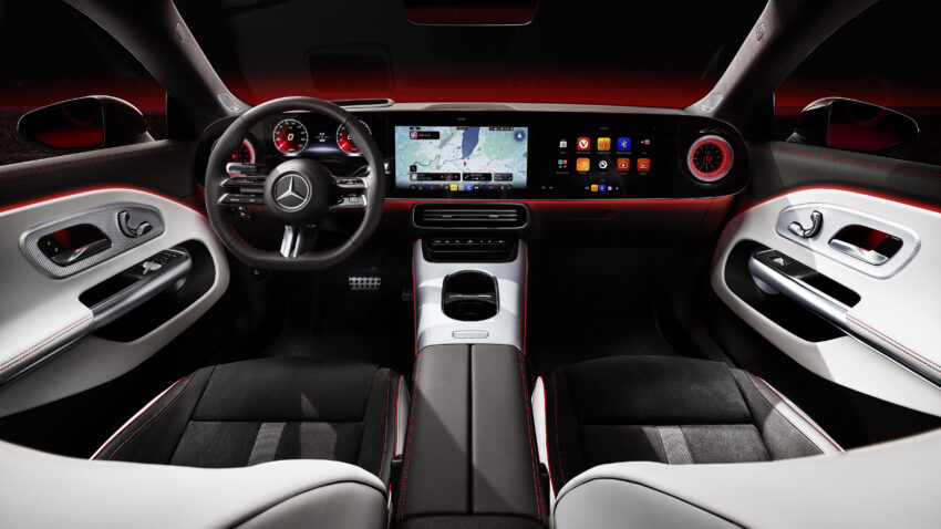 2025 Mercedes-Benz CLA 第三代大改款全球首发, 同时提供纯电动与48V油电版, 纯电续航里程达792公里, 800V架构 291167