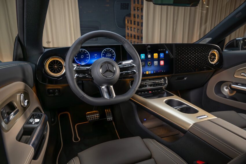 2025 Mercedes-Benz CLA 第三代大改款全球首发, 同时提供纯电动与48V油电版, 纯电续航里程达792公里, 800V架构 291176