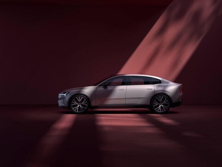 Volvo ES90 全球首发, 品牌旗舰纯电四门房车, 最长续航700公里, 最快4秒破百, 800V电动架构, 20分钟充电至80% 290793