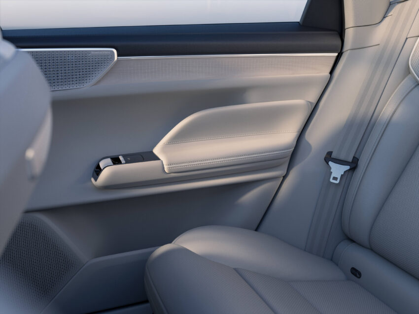Volvo ES90 全球首发, 品牌旗舰纯电四门房车, 最长续航700公里, 最快4秒破百, 800V电动架构, 20分钟充电至80% 290804