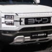 比亚迪 BYD Shark 6 油电皮卡亮相曼谷车展, 9月开始交付, 搭载1.5L四缸涡轮引擎+两组电动马达, 综合续航840公里
