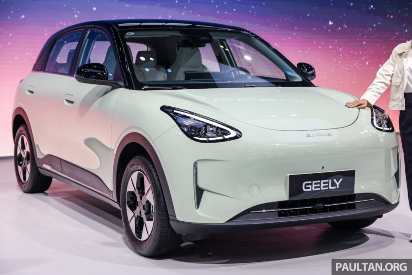 2025曼谷国际车展：吉利 Geome 几何星愿首次于泰国亮相！CLTC续航里程410km，Proton eMas 5 的原型车？ 292181