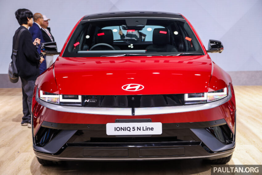 Hyundai Ioniq 5 N Line 小改款亮相泰国车展, 续航里程530公里, 7.5秒破百, 18分钟可充电到80%, 售价25.9万令吉 292410