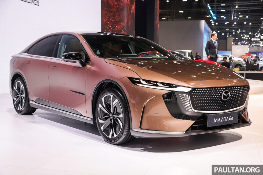 Mazda 6e 现身曼谷车展, 纯电四门房车或有机会来马? 292343