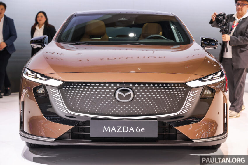 Mazda 6e 现身曼谷车展, 纯电四门房车或有机会来马? 292345