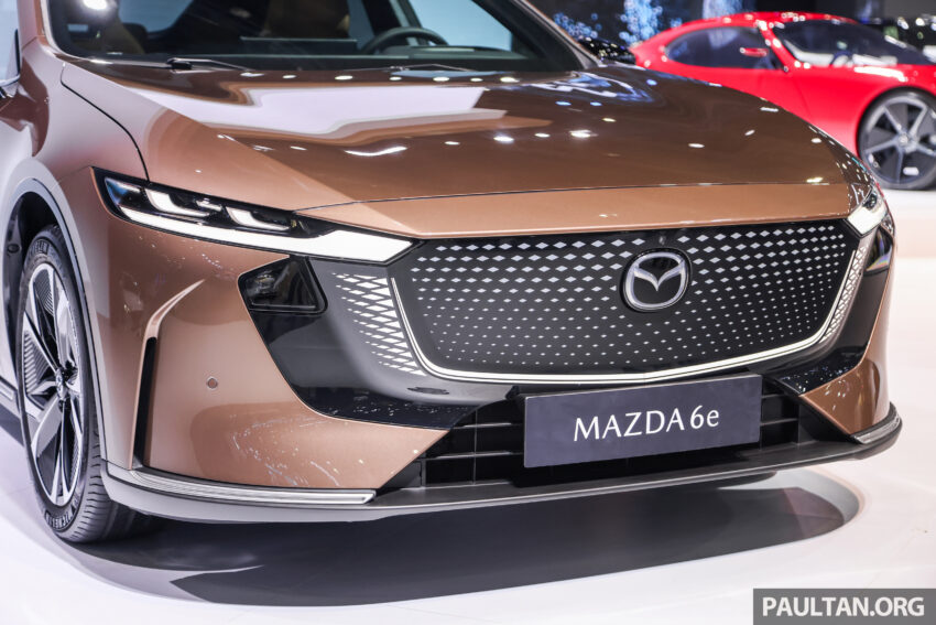 Mazda 6e 现身曼谷车展, 纯电四门房车或有机会来马? 292348