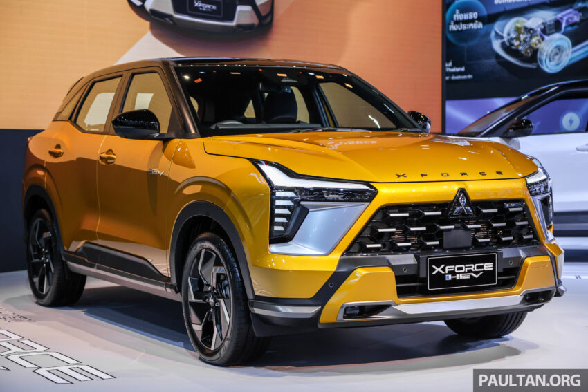2025曼谷国际车展：Mitsubishi Xforce HEV，搭载 1.6L e:Motion 混动系统，116 PS/255 Nm，兑马币售RM118k起 292114